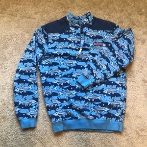 Vineyard Vines Fish Quarter Zip